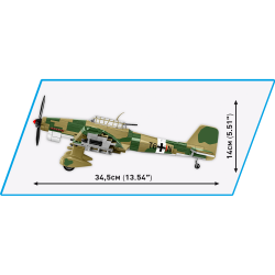 Junkers Ju 87 B-2 – model z klocków