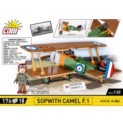 Sopwith Camel F.1 – model z klocków
