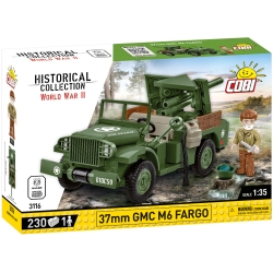 37mm GMC M6 Fargo – model z klocków