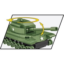 Patton M48 – model z klocków 1:72