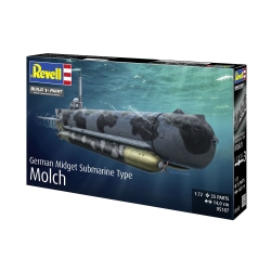 Molch – niemiecki okręt podwodny 1:72