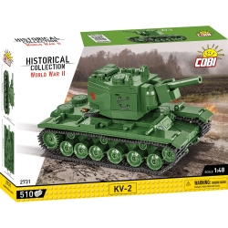 KV-2 – model z klocków 1:48
