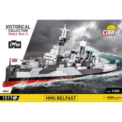 HMS Belfast – model z klocków COBI