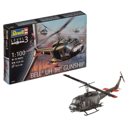 Bell UH-1H Gunship – model 1:100