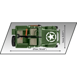 Jeep Willys MB z przyczepką 1:12