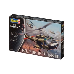 Bell UH-1H Gunship – model 1:100