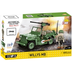 Willys MB Jeep 1:35 – 132 elementy