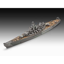 Revell USS New Jersey 1:1200 – zestaw startowy
