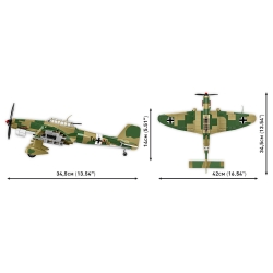 Junkers Ju 87 B-2 – model z klocków