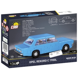 Opel Rekord C 1900L – model z klocków