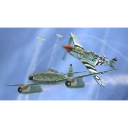 Me 262 i P-51B Mustang 1:72