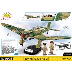 Junkers Ju 87 B-2 – model z klocków