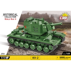 KV-2 – model z klocków 1:48