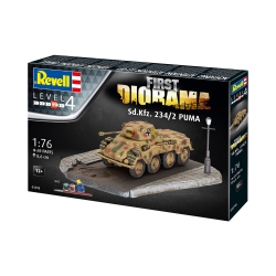 Sd.Kfz. 234/2 Puma – diorama 1:76