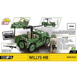 Willys MB Jeep 1:35 – 132 elementy