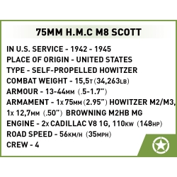 H.M.C. M8 Scott – 525 klocków