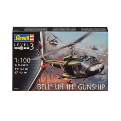Bell UH-1H Gunship – model 1:100