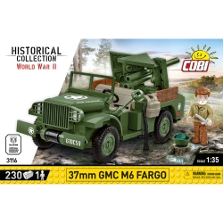 37mm GMC M6 Fargo – model z klocków