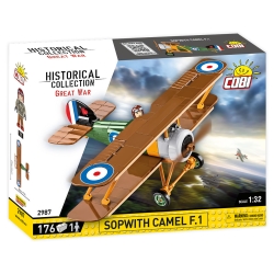 Sopwith Camel F.1 – model z klocków