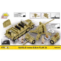Sd.Kfz. 8 z działem Flak 36 8,8 cm