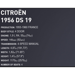 1956 Citroën DS 19 – model 1:12