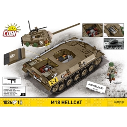 M18 Hellcat 1:28, 1026 elementy