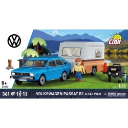 Volkswagen Passat B1 z przyczepą