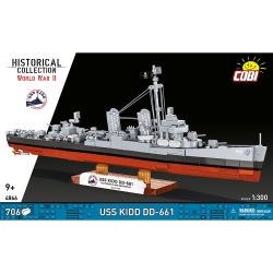 USS KIDD DD-661 – model z klocków