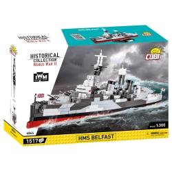 HMS Belfast – model z klocków COBI
