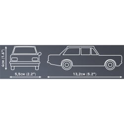 Opel Rekord C 1900L – model z klocków