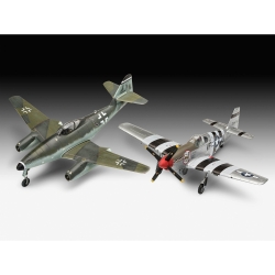 Me 262 i P-51B Mustang 1:72