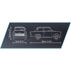 Trabant 601 S, skala 1:12