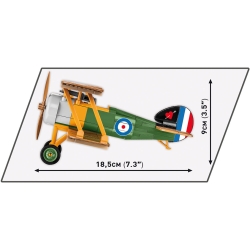 Sopwith Camel F.1 – model z klocków