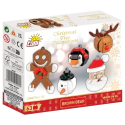 COBI Brown Bear – ozdoba choinkowa