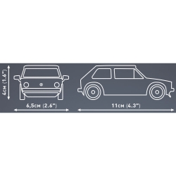Volkswagen Golf (1974) – klocki COBI