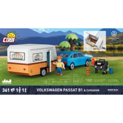 Volkswagen Passat B1 z przyczepą