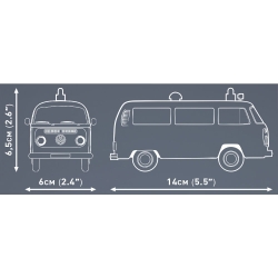 Volkswagen T2b Krankenwagen – zestaw COBI