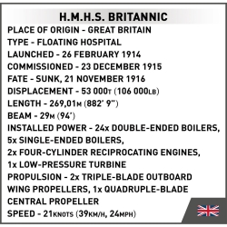 H.M.H.S. Britannic – model z klocków