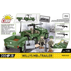 Willys MB z przyczepą