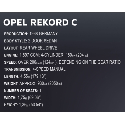 Opel Rekord C Schwarze Witwe 1:12
