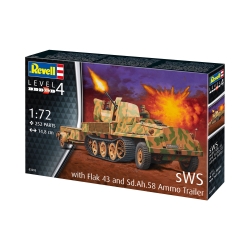 SWS z Flak 43 i przyczepą 1:72