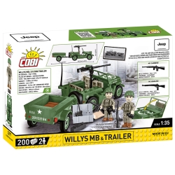 Willys MB z przyczepą