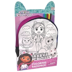 Plecak do kolorowania Koci Domek Gabi