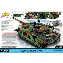 Leopard 2A5 TVM – model z klocków