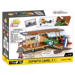 Sopwith Camel F.1 – model z klocków