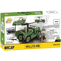 Willys MB Jeep 1:35 – 132 elementy