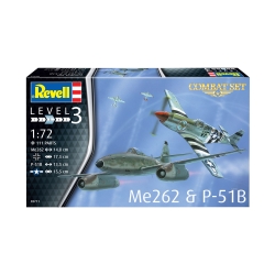 Me 262 i P-51B Mustang 1:72