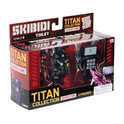 Skibidi Toilet Titan Collection 3-pak