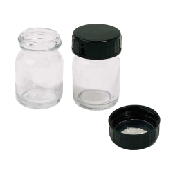 Słoiczki szklane z pokrywkami 25 ml, 2 szt.