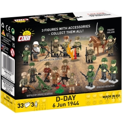 Figurki i akcesoria 3 szt. D-Day 6 czerwca 1944